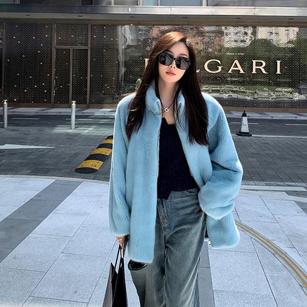 women's fur & faux fashion hight quality female coat velvet mink women parkar super warm soft windproof thicken winter jackets, Black
women's fur & faux fashion hight quality female coat velvet mink women parkar super warm soft windproof thicken winter jackets, Black