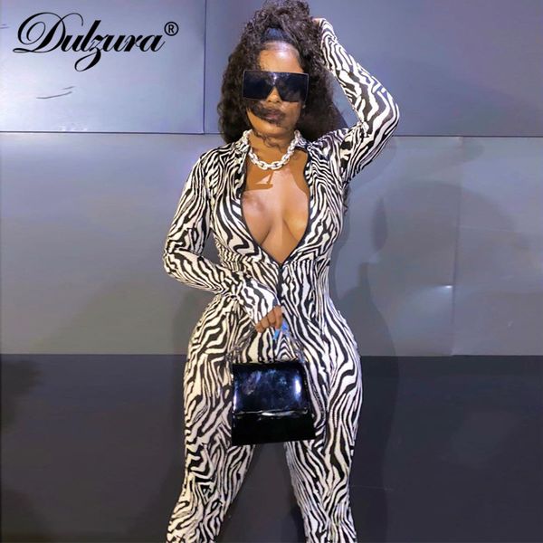 dulzura zebra print women zipper jumpsuit long sleeve gloves fishnet bodycon streetwear 2021 autumn winter clothes sporty, Black;white
dulzura zebra print women zipper jumpsuit long sleeve gloves fishnet bodycon streetwear 2021 autumn winter clothes sporty, Black;white