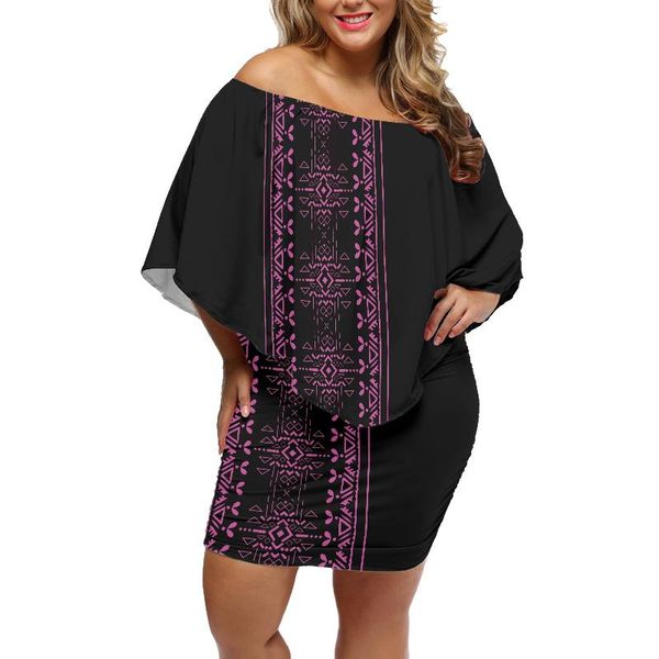 casual dresses neon polynesian tribal tattoo design women summer plus size dress 2021 vintage one-shoulder ruffle fashion, Black;gray
casual dresses neon polynesian tribal tattoo design women summer plus size dress 2021 vintage one-shoulder ruffle fashion, Black;gray
