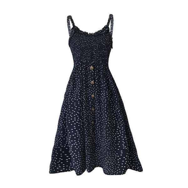 casual dresses women ladies boho holiday strappy dots spotted button down summer beach swing midi dress sundress, Black;gray
casual dresses women ladies boho holiday strappy dots spotted button down summer beach swing midi dress sundress, Black;gray