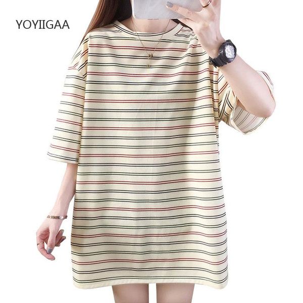women's t-shirt striped women tshirt summer short sleeve female casual tee harajuku loose ladies girls tshirts oversized woman, White
women's t-shirt striped women tshirt summer short sleeve female casual tee harajuku loose ladies girls tshirts oversized woman, White