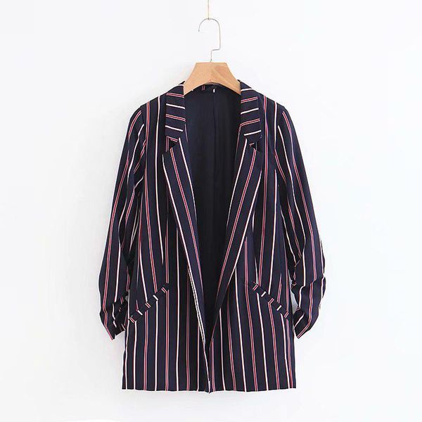 women's suits & blazers geckoistail formal office lady long sleeve striped for women notched collar coat casual outerwear casacofeminin, White;black
women's suits & blazers geckoistail formal office lady long sleeve striped for women notched collar coat casual outerwear casacofeminin, White;black