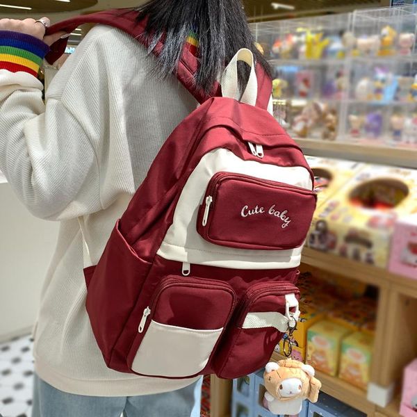 backpack waterproof nylon 2021 brand designer multiple casual travel rucksack college schoolbag for teenage girls
backpack waterproof nylon 2021 brand designer multiple casual travel rucksack college schoolbag for teenage girls