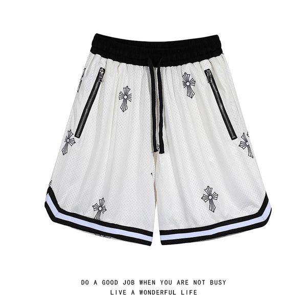 crosin fog mesh cross shorts men's loose drawstring sports basketball pants, White;black
crosin fog mesh cross shorts men's loose drawstring sports basketball pants, White;black