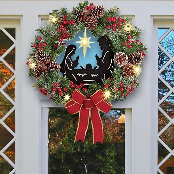 decorative flowers & wreaths xmas festival hanging decor romantic led lighting wreath scene home decoration for party christmas garland ligh
decorative flowers & wreaths xmas festival hanging decor romantic led lighting wreath scene home decoration for party christmas garland ligh