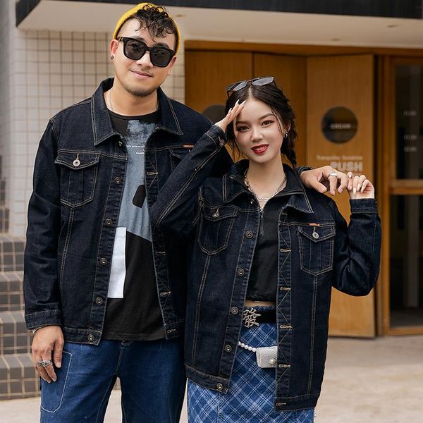 men's jackets spring and autumn denim jacket 2021 couples wear plus size large 6xl 7xl 8xl, Black;brown
men's jackets spring and autumn denim jacket 2021 couples wear plus size large 6xl 7xl 8xl, Black;brown