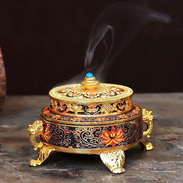 incense holders burner tibetan style painted enamel zinc alloy coil holder home office decoration gift fragrance lamps
incense holders burner tibetan style painted enamel zinc alloy coil holder home office decoration gift fragrance lamps