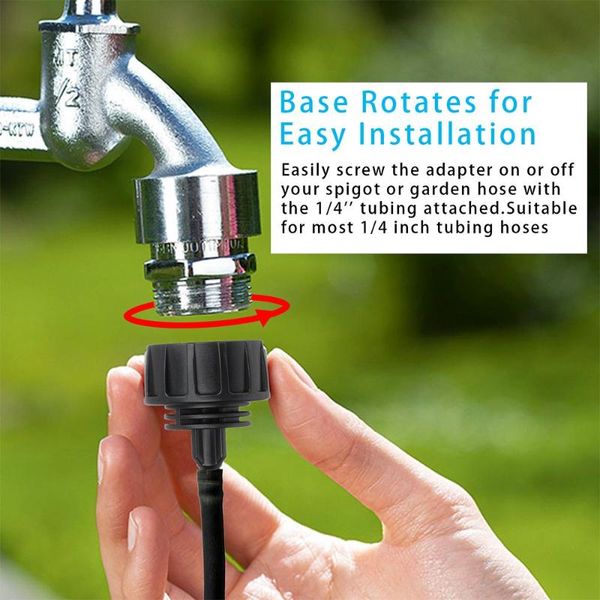 watering equipments 8pcs reusable faucet garden 3/4" to 1/4" water drip hose adapter connectors irrigation tubing with washers
watering equipments 8pcs reusable faucet garden 3/4" to 1/4" water drip hose adapter connectors irrigation tubing with washers