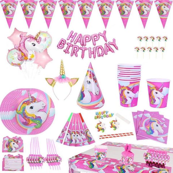 children unicorn paper cup tray towel knife fork spoon party tableware set decorative supplies
children unicorn paper cup tray towel knife fork spoon party tableware set decorative supplies