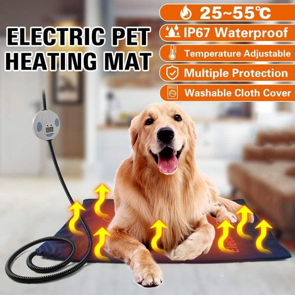 kennels & pens 100v-220v electric pet heated mat fast heating pad dog cat winter warmer bed blanket washable cushion 60x45cm eu/uk/jp/us plu
kennels & pens 100v-220v electric pet heated mat fast heating pad dog cat winter warmer bed blanket washable cushion 60x45cm eu/uk/jp/us plu