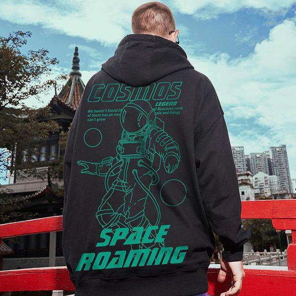 men's hoodies & sweatshirts fashion autumn winter warm cotton wake long-sleeved hoodie, street men women spaceman loose large swearshir, Black
men's hoodies & sweatshirts fashion autumn winter warm cotton wake long-sleeved hoodie, street men women spaceman loose large swearshir, Black