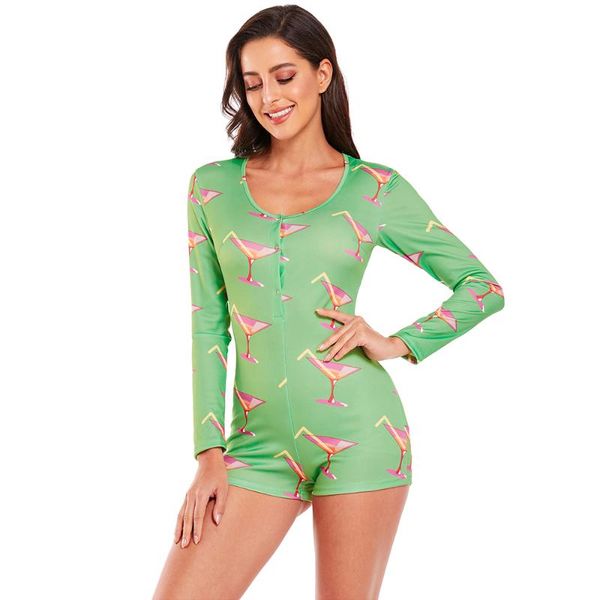 skinny button women playsuits green wine glass pattern romper long sleeve casual nightwear for pajamas onesies women's jumpsuits & romp, Black;white
skinny button women playsuits green wine glass pattern romper long sleeve casual nightwear for pajamas onesies women's jumpsuits & romp, Black;white