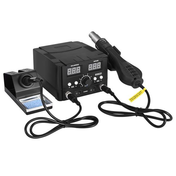 professional heat guns 2 in1 soldering iron rework station digital solder kit smd led display for air gun 8582d 750w
professional heat guns 2 in1 soldering iron rework station digital solder kit smd led display for air gun 8582d 750w
