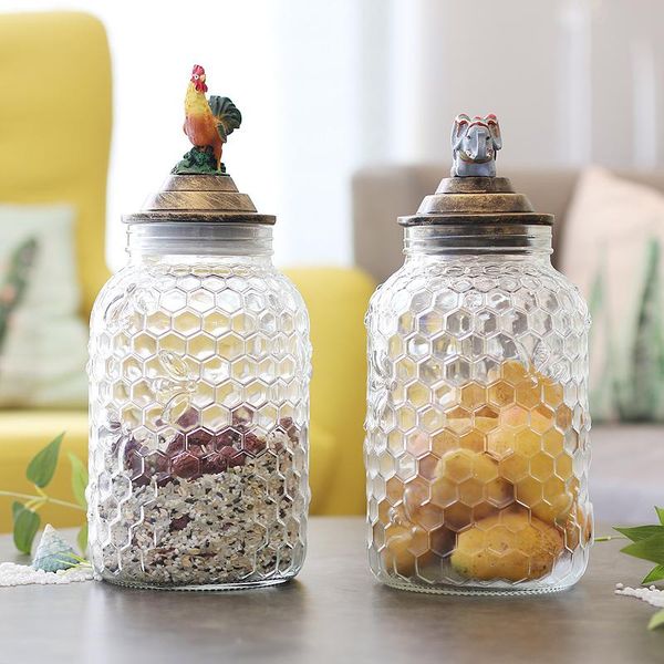 storage bottles & jars vintage european lead-glass sealed tank rooster milk powder coffee bean tea container kitchen utensils
storage bottles & jars vintage european lead-glass sealed tank rooster milk powder coffee bean tea container kitchen utensils
