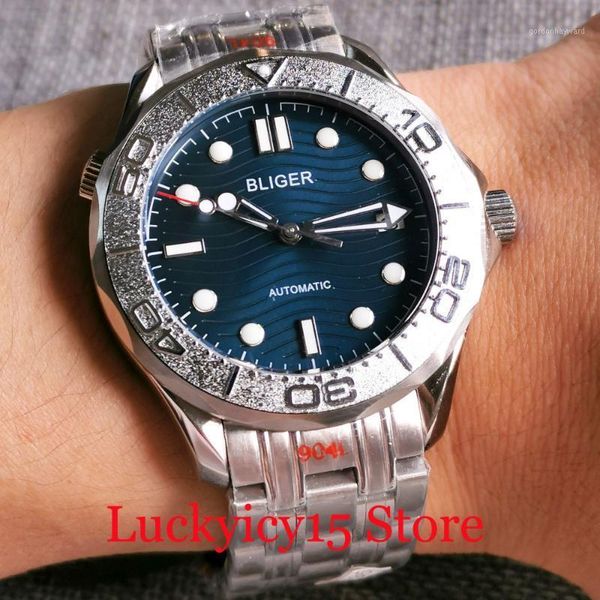 wristwatches luxury blue nh35a surfing selfwinding men watch alloy insert luminous marks unidirectional bezel ring, Slivery;brown
wristwatches luxury blue nh35a surfing selfwinding men watch alloy insert luminous marks unidirectional bezel ring, Slivery;brown