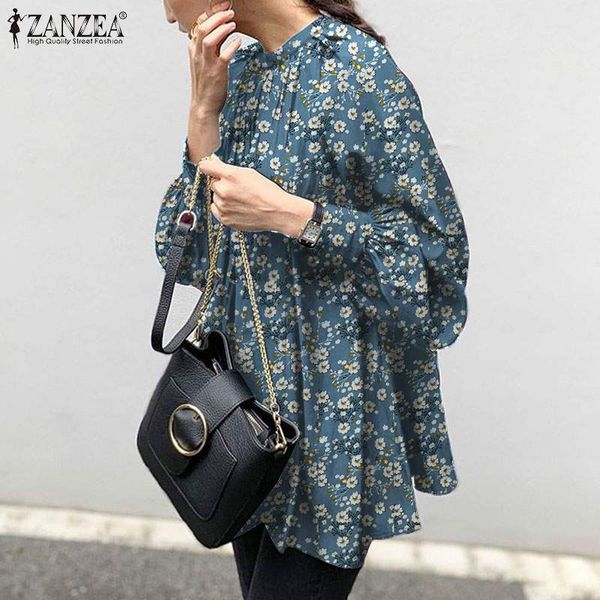 blouses plus size women's floral blouse 2021 stylish autumn printed puff sleeve blusas casual shirts female tunic, White
blouses plus size women's floral blouse 2021 stylish autumn printed puff sleeve blusas casual shirts female tunic, White