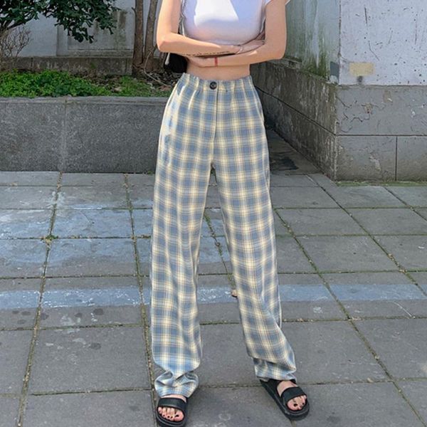 women's pants & capris women harajuku high waist plaid summer vintage blue straight loose trousers streetwear 2021 autumn female fashio, Black;white
women's pants & capris women harajuku high waist plaid summer vintage blue straight loose trousers streetwear 2021 autumn female fashio, Black;white