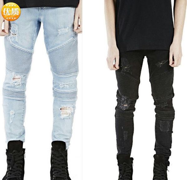 men's jeans wbiker mens skinny hombre homme men three dimensional cutting, slim fitting, elastic small foot motorcycle hip, Blue
men's jeans wbiker mens skinny hombre homme men three dimensional cutting, slim fitting, elastic small foot motorcycle hip, Blue