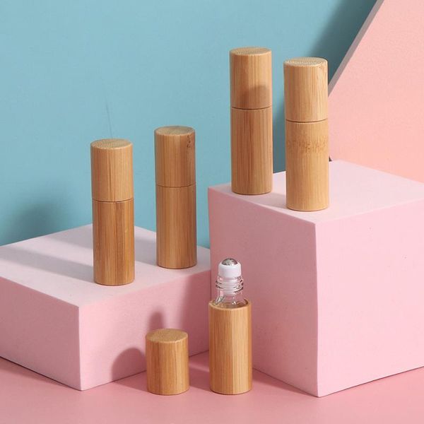 storage bottles & jars 5ml natural bamboo refillable empty essential oil perfume fragrance steel roller ball bottle travel accessories
storage bottles & jars 5ml natural bamboo refillable empty essential oil perfume fragrance steel roller ball bottle travel accessories