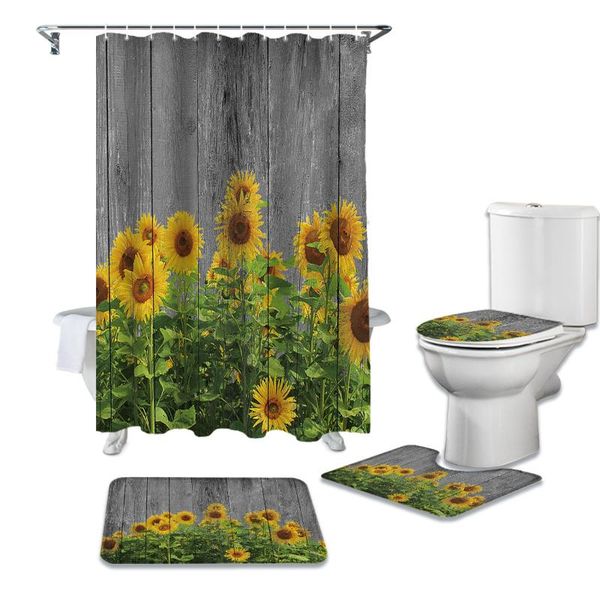 sunflower field board shower curtain set for bathroom bath mat rug carpet toilet lid cover bathtub home decor gift curtains
sunflower field board shower curtain set for bathroom bath mat rug carpet toilet lid cover bathtub home decor gift curtains