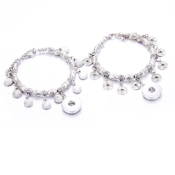 charm bracelets snap jewelry bracelet beaded copper coin pendant beads making fit 18mm buttons for women, Golden;silver
charm bracelets snap jewelry bracelet beaded copper coin pendant beads making fit 18mm buttons for women, Golden;silver