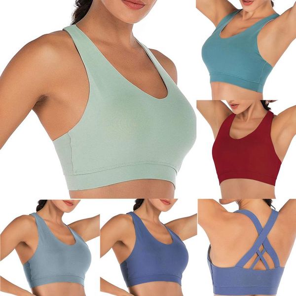 ladies yoga vest cross halter pure color polyester casual (blue, green, red, navy, gray) breathable and sports outfit
ladies yoga vest cross halter pure color polyester casual (blue, green, red, navy, gray) breathable and sports outfit