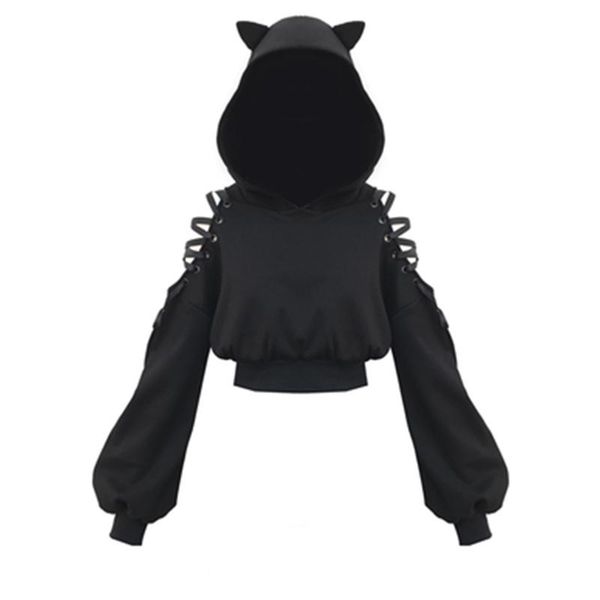 women's hoodies & sweatshirts sweatshirt women long sleeve fleece warm cat ears short style hoodie pullover feminine sweatwear autumn a, Black
women's hoodies & sweatshirts sweatshirt women long sleeve fleece warm cat ears short style hoodie pullover feminine sweatwear autumn a, Black