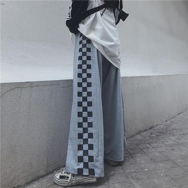 women's pants & capris summer wide leg for women casual middle waist 2021 fashion loose long plaid pant trousers femme full length, Black;white
women's pants & capris summer wide leg for women casual middle waist 2021 fashion loose long plaid pant trousers femme full length, Black;white