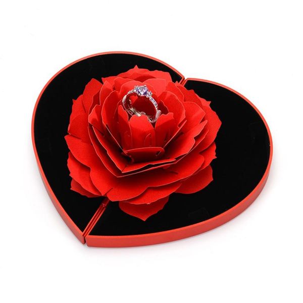 love heart shape proposal wedding ring display holder box jewelry storage case proposal box ring case box display storage case, Black;white
love heart shape proposal wedding ring display holder box jewelry storage case proposal box ring case box display storage case, Black;white