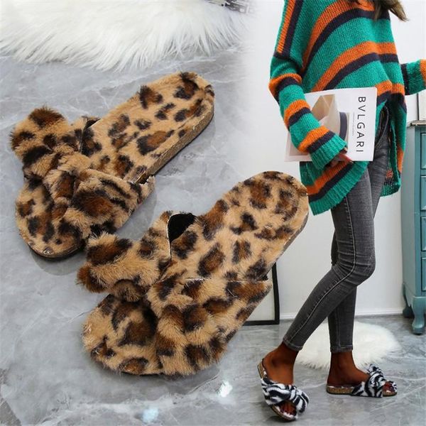 slippers women summer casual fluffy with fur flat non-slip cork slides fashion leopard zebra pattern sandals big size 36-43, Black
slippers women summer casual fluffy with fur flat non-slip cork slides fashion leopard zebra pattern sandals big size 36-43, Black