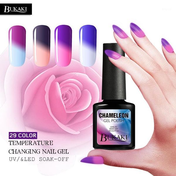 1pcs temperature color change glitter nail gel polish soak off uv varnish long lasting color1, Red;pink
1pcs temperature color change glitter nail gel polish soak off uv varnish long lasting color1, Red;pink