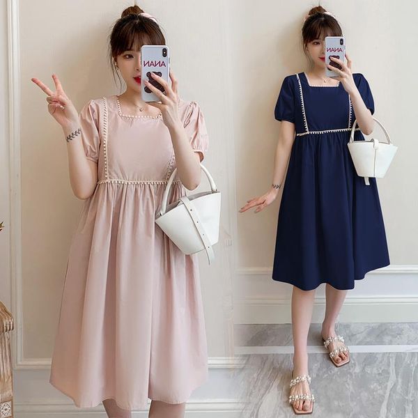 maternity dresses 08701# clothes summer cotton short sleeves loose stylish slimming a line dress pregnant women pregnancy, White
maternity dresses 08701# clothes summer cotton short sleeves loose stylish slimming a line dress pregnant women pregnancy, White
