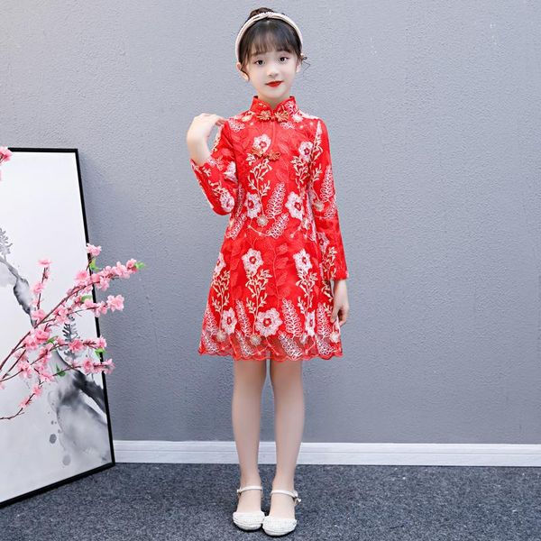 floral girl dress qipao chi-pao cheongsam christmas gift chinese kids lace dresses girls clothing wedding princess ethnic, Red
floral girl dress qipao chi-pao cheongsam christmas gift chinese kids lace dresses girls clothing wedding princess ethnic, Red