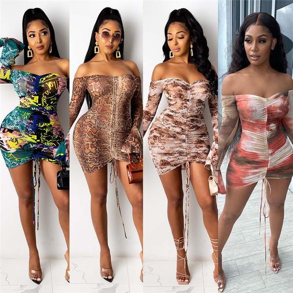 casual dresses leopard print bodycon dress off shoulder long flare sleeve women summer see through clothing fashion tie dye mini, Black;gray
casual dresses leopard print bodycon dress off shoulder long flare sleeve women summer see through clothing fashion tie dye mini, Black;gray