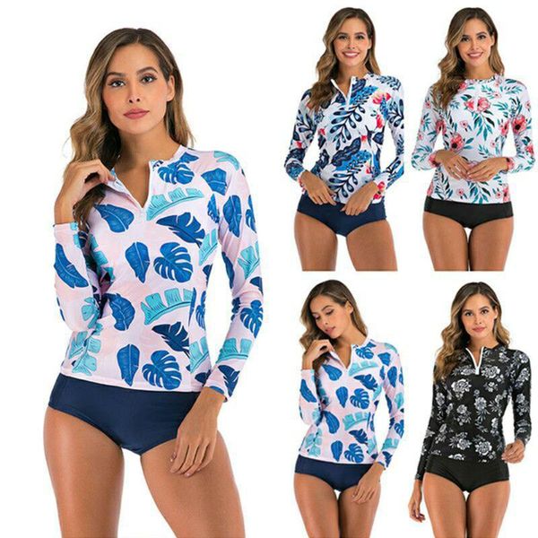 pcs women swimsuit set, floral printing o-neck long-sleeves close-fitting + black middle-waist briefs suit for girls women's swimwear, White;black
pcs women swimsuit set, floral printing o-neck long-sleeves close-fitting + black middle-waist briefs suit for girls women's swimwear, White;black