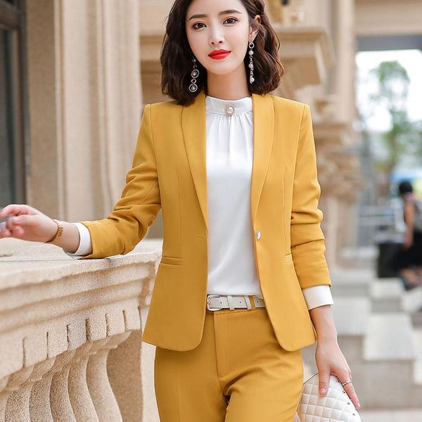 women's two piece pants 2021 autumn winter women vintage suit lady casual fashion notched blazer pencil pant 2 set female solid office, White
women's two piece pants 2021 autumn winter women vintage suit lady casual fashion notched blazer pencil pant 2 set female solid office, White