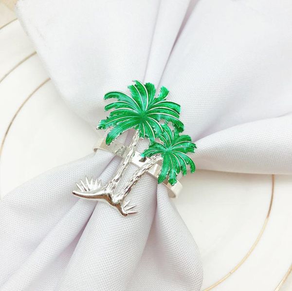 10pcs/lot coconut tree napkin ring metal green plant wedding el tableware button deskdecoration rings
10pcs/lot coconut tree napkin ring metal green plant wedding el tableware button deskdecoration rings