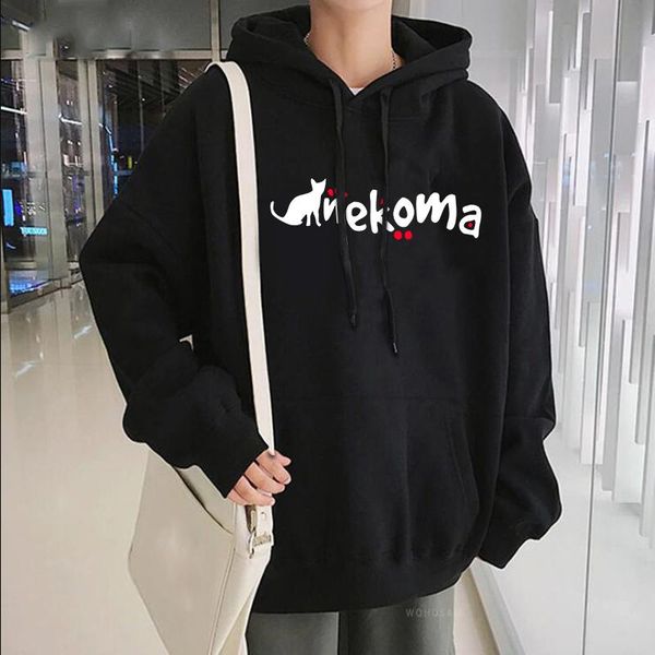 japan anime haikyuu nekoma letter print hoodie women harajuku cartoon volleyball club streetwear korean fashion solid sweatshirt men's, Black
japan anime haikyuu nekoma letter print hoodie women harajuku cartoon volleyball club streetwear korean fashion solid sweatshirt men's, Black
