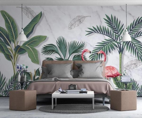wallpapers customized 3d mural wallpaper european creative hand-painted tropical lovers flamingo background wall decoration painting
wallpapers customized 3d mural wallpaper european creative hand-painted tropical lovers flamingo background wall decoration painting