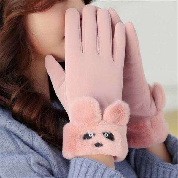 five fingers gloves warm women winter cute japanese and korean suede windproof plus velvet thick touch screen, Blue;gray
five fingers gloves warm women winter cute japanese and korean suede windproof plus velvet thick touch screen, Blue;gray