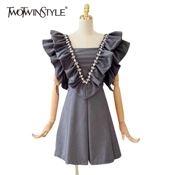vintage gray patchwork ruffle dress for women square collar sleeveless high waist mini dresses female clothing 210520, Black;gray
vintage gray patchwork ruffle dress for women square collar sleeveless high waist mini dresses female clothing 210520, Black;gray