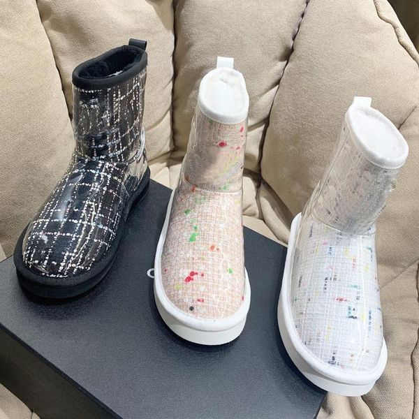 boots with winter shoes for women waterproof non-slip keep warm snow short tube plus velvet thickening cotton, Black
boots with winter shoes for women waterproof non-slip keep warm snow short tube plus velvet thickening cotton, Black