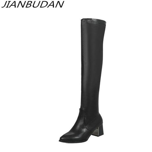 boots jianbudan/ high heel women's stretch boots pu thigh leather over the knee 34-43 size plus o5qy, Black
boots jianbudan/ high heel women's stretch boots pu thigh leather over the knee 34-43 size plus o5qy, Black