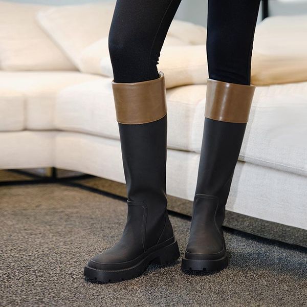 boots ins women long flat heel shoes winter warm knee high fashion female bootie punk botas mujer, Black
boots ins women long flat heel shoes winter warm knee high fashion female bootie punk botas mujer, Black