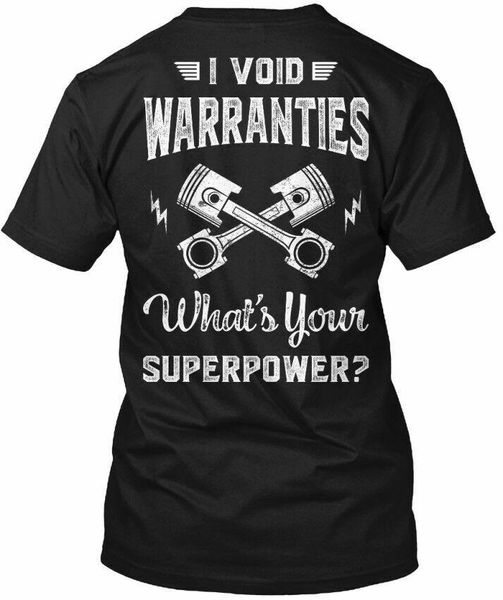 the fashion mechanic superpower and - i void warranties whats men's summer short t-shirt t-shirts, White;black
the fashion mechanic superpower and - i void warranties whats men's summer short t-shirt t-shirts, White;black