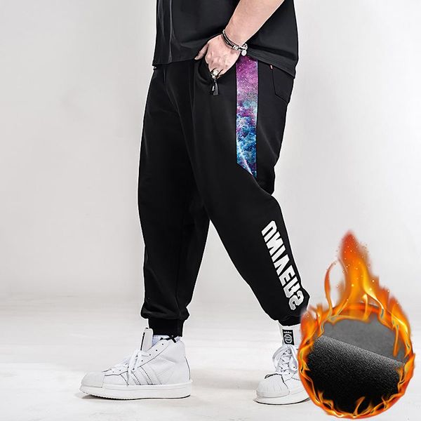 men trousers -7xl sports pants street winter velvet fashion striped pant hip hop casual jogging men's, Black
men trousers -7xl sports pants street winter velvet fashion striped pant hip hop casual jogging men's, Black
