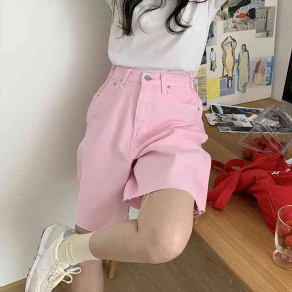 summer high waisted womens jean wide leg biker denim shorts pink vintage burr casual jeans korean style harajuku kawaii clothes, Blue
summer high waisted womens jean wide leg biker denim shorts pink vintage burr casual jeans korean style harajuku kawaii clothes, Blue