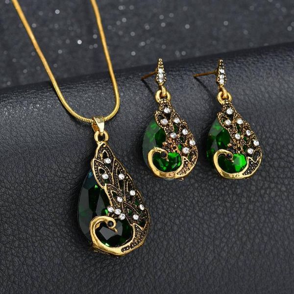 earrings & necklace misscycy peacock water drop shape rhinestone for women bride wedding jewelry sets boho party gifts, Silver
earrings & necklace misscycy peacock water drop shape rhinestone for women bride wedding jewelry sets boho party gifts, Silver