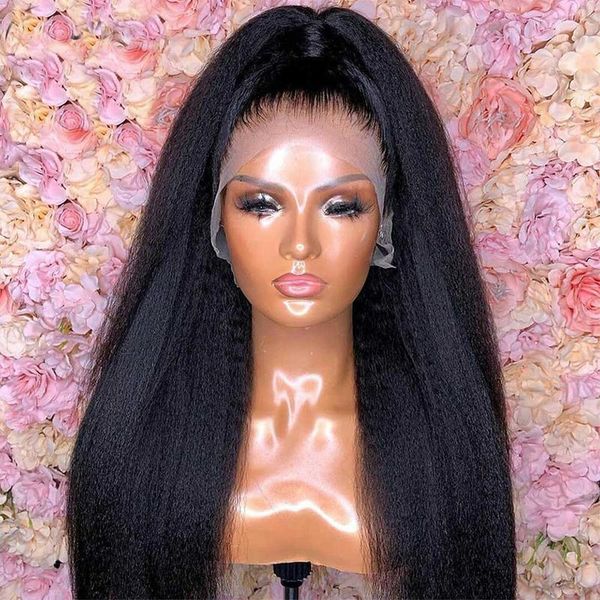 synthetic wigs glueless yaki straight natural black middle part lace front with baby hair heat resistant fiber for women
synthetic wigs glueless yaki straight natural black middle part lace front with baby hair heat resistant fiber for women