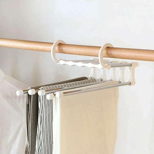 hangers & racks 5-in-1 multifunctional pants hanger home foldable stainless steel space saving clothes trousers coat storage organizer
hangers & racks 5-in-1 multifunctional pants hanger home foldable stainless steel space saving clothes trousers coat storage organizer